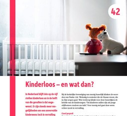 Themabrochure over kinderloosheid